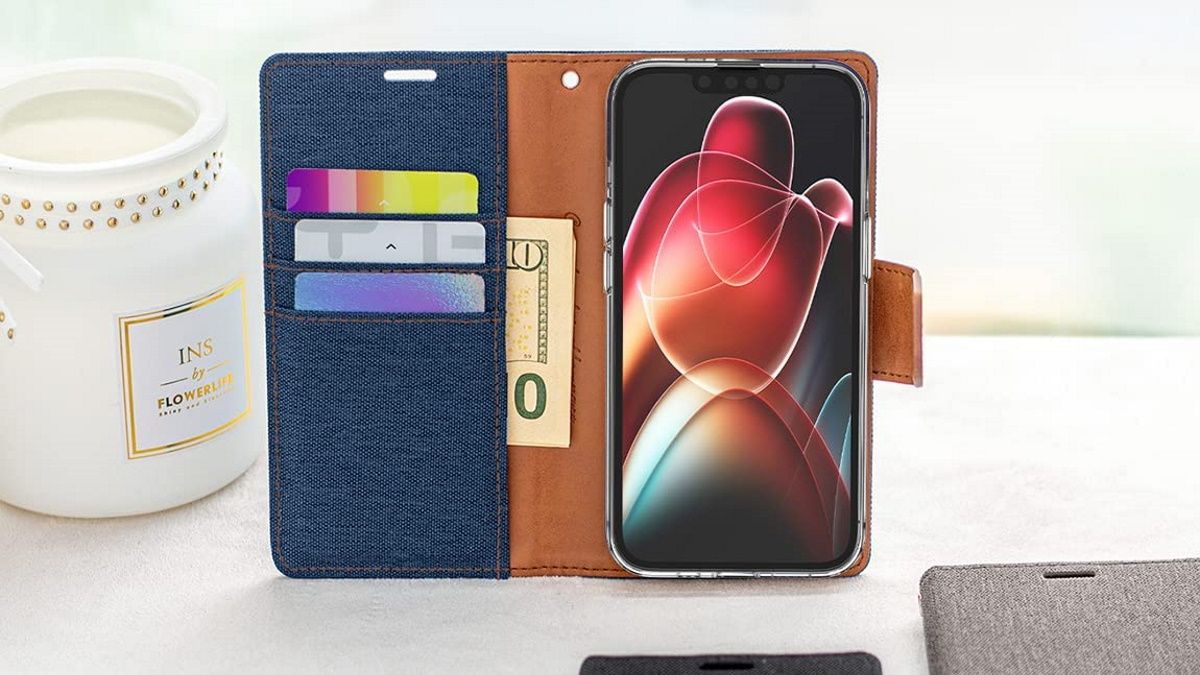 Goospery wallet case stood up