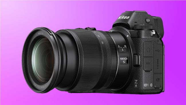 Nikon Z6 on purple background