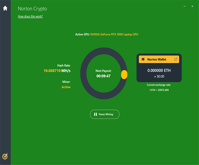 norton crypto screenshot