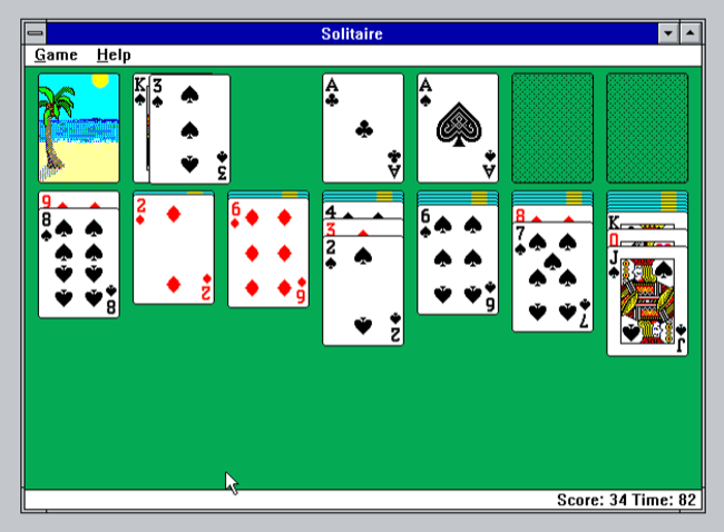 Solitaire for Windows 3.1