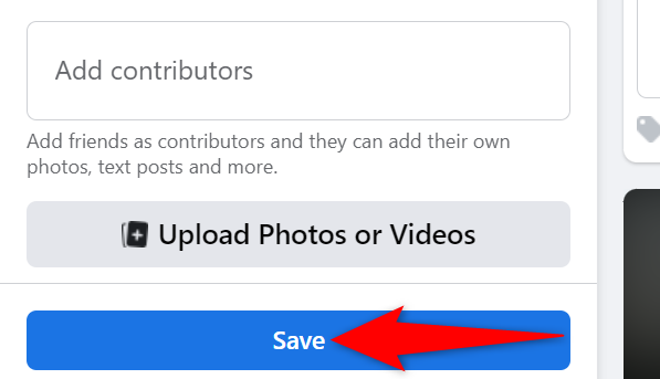 Select "Save" at the bottom-left corner.