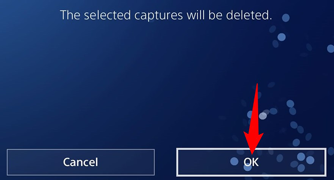 Select "OK" in the prompt.