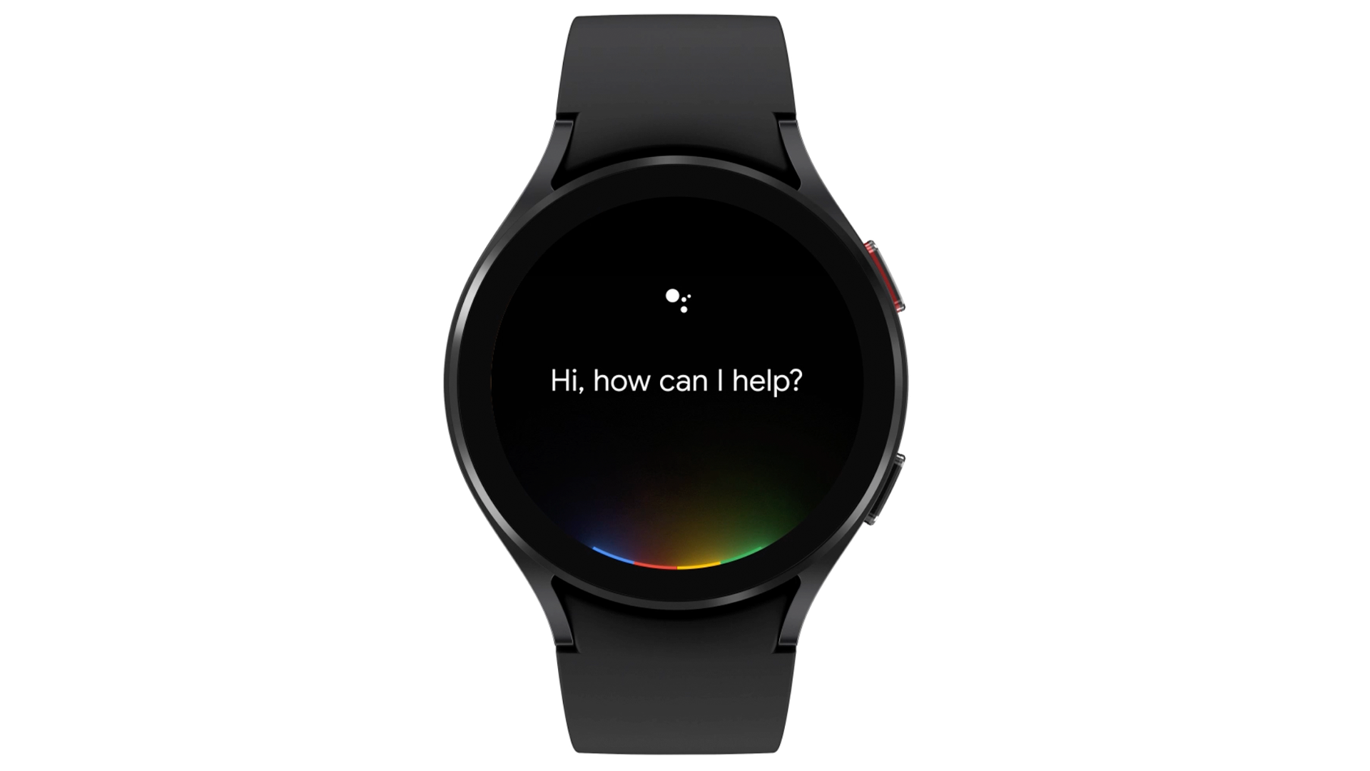 The Galaxy Watch 4 running Google Assistant