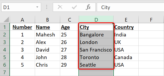 Autofit column in Excel.