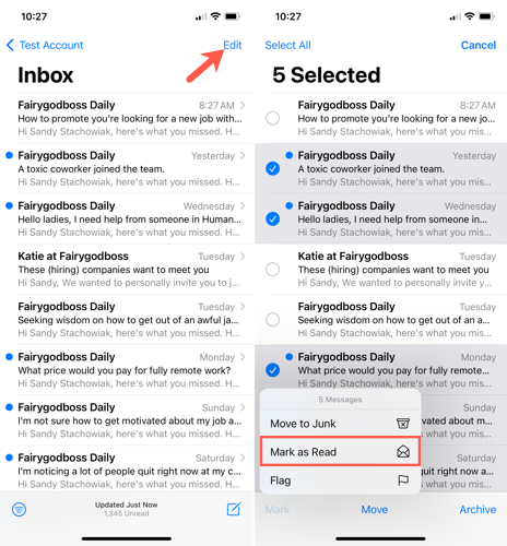 How To Mark All Emails As Read On Iphone Ipad And Mac