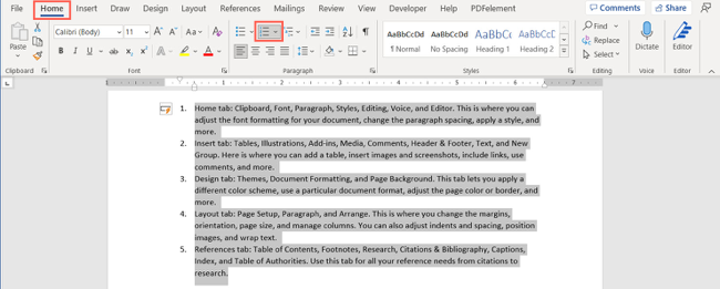 How To Get Numbered Paragraphs In Word