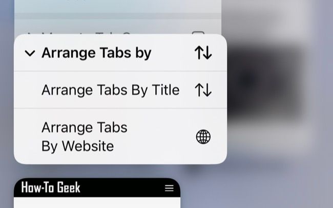 Rearrange your open iPhone tabs