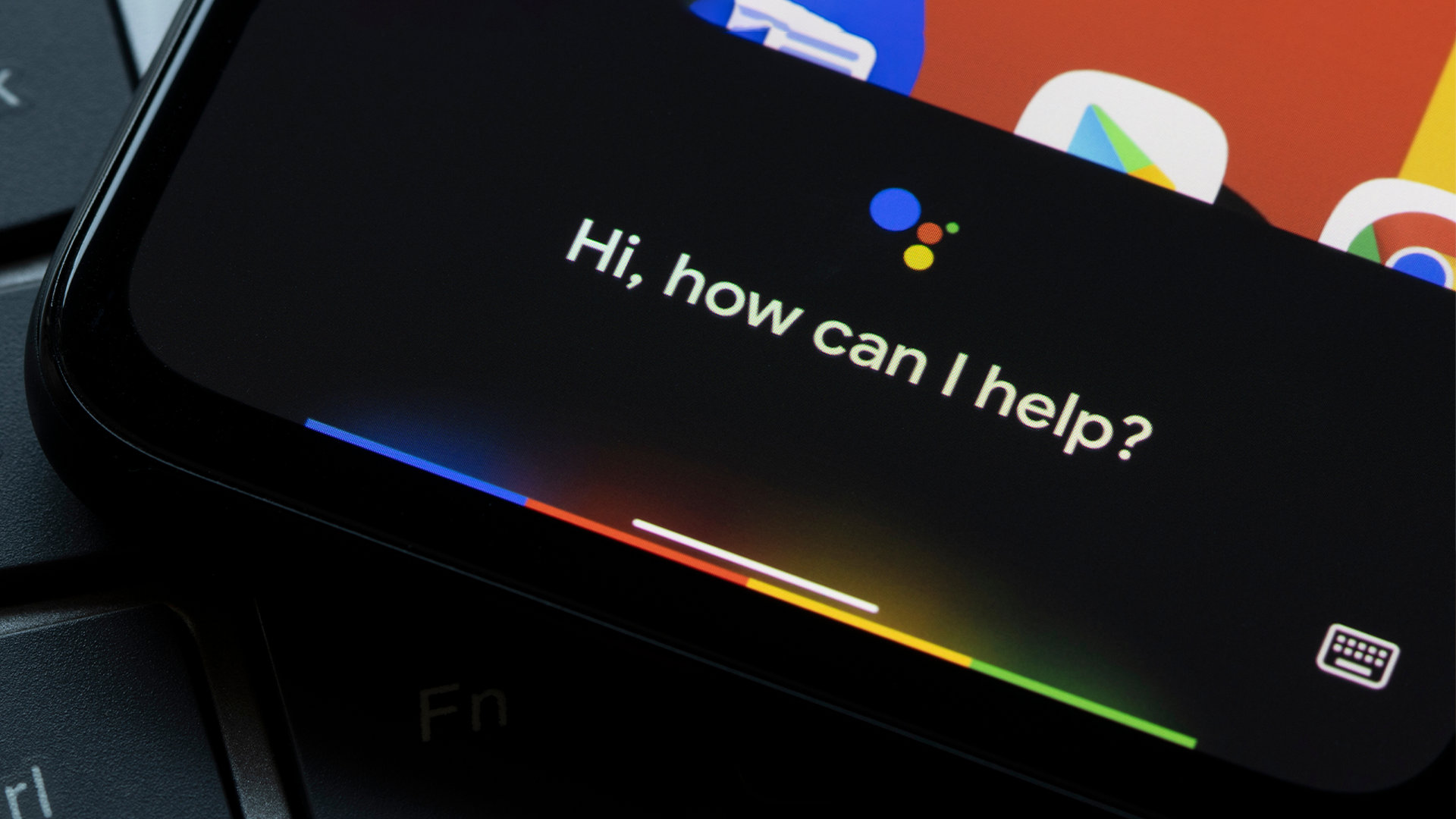 Google Assistant running on a smartphone.