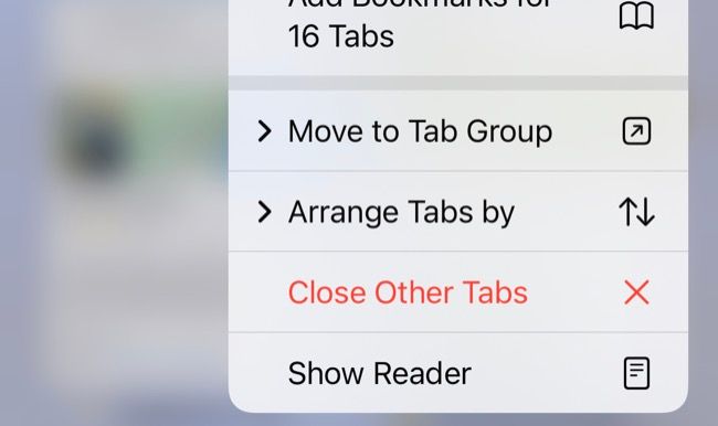 Move tab to tab group in Safari
