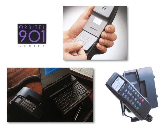 The Orbitel 901 phone was used to send the world's first official text message in 1992.
