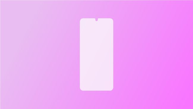 Otterbox screen protector on pink background