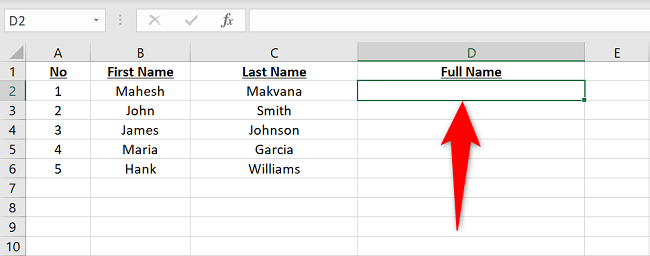 How to Concatenate in Microsoft Excel