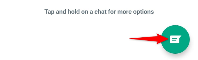 Choose "New Chat" at the bottom-right corner.