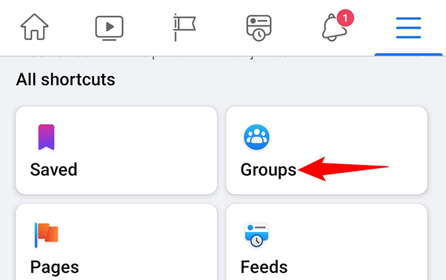 Select "Groups."
