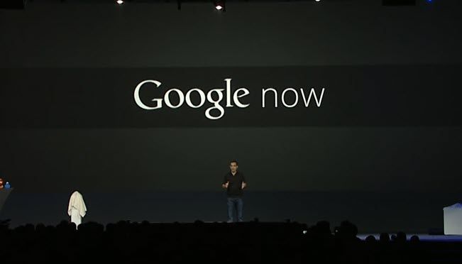 Google Now stage demo.