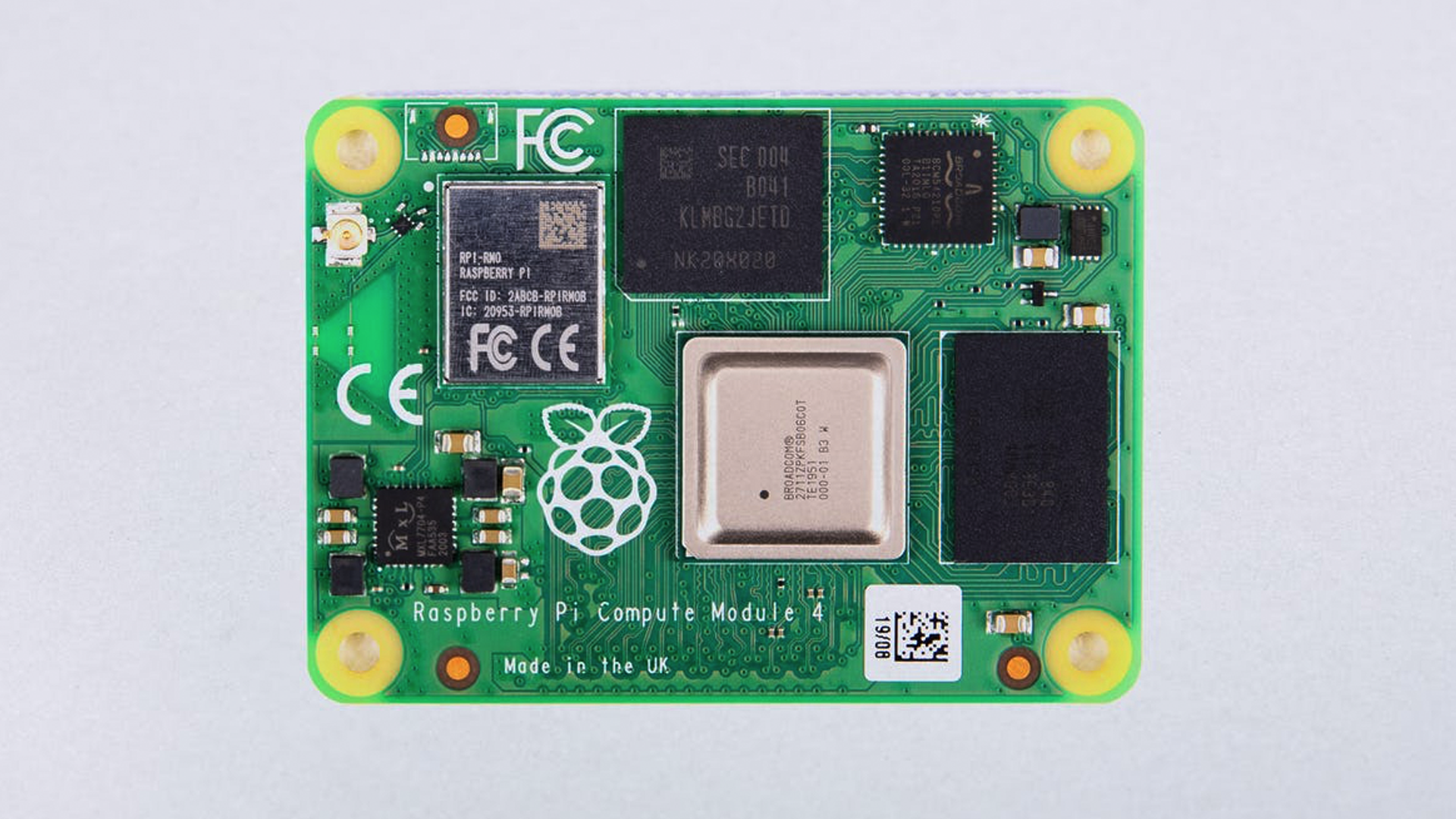 A Raspberry Pi Compute 4 module.