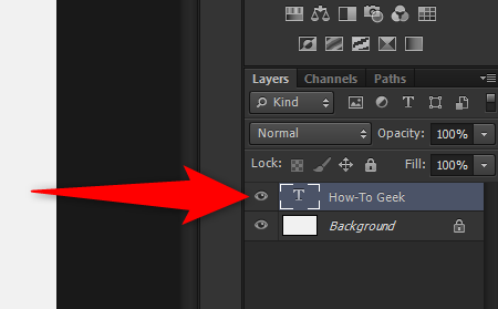 Locate the text layer in "Layers" on the right.