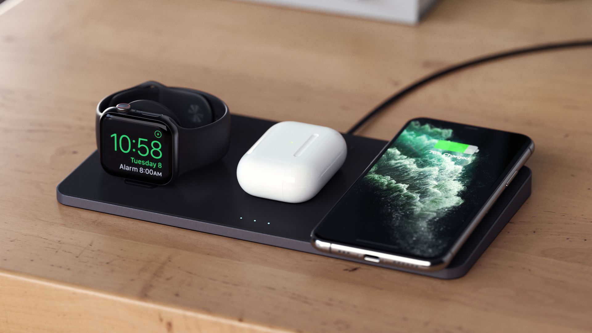 Satechi trio wireless charger with hotsell magnetic pad