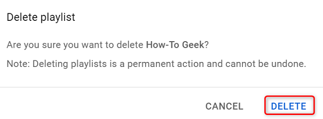 Hit "Delete" in the prompt.
