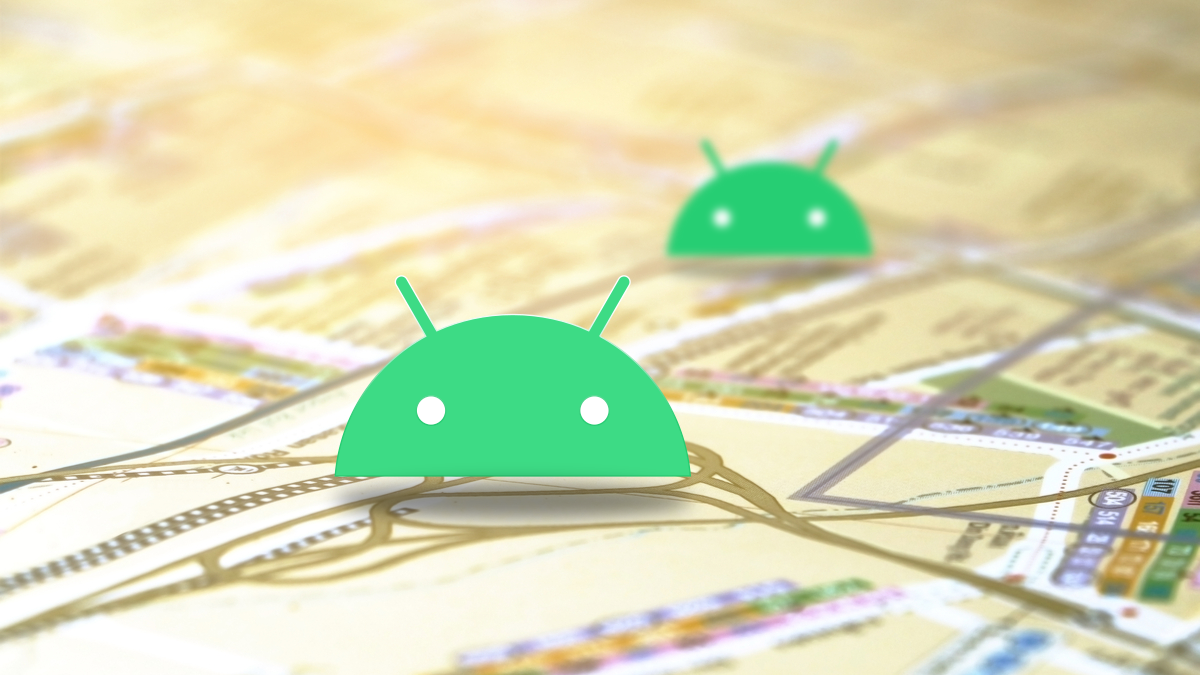 Android location on map.
