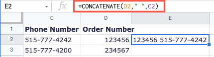 How to Add Text With a Formula in Google Sheets