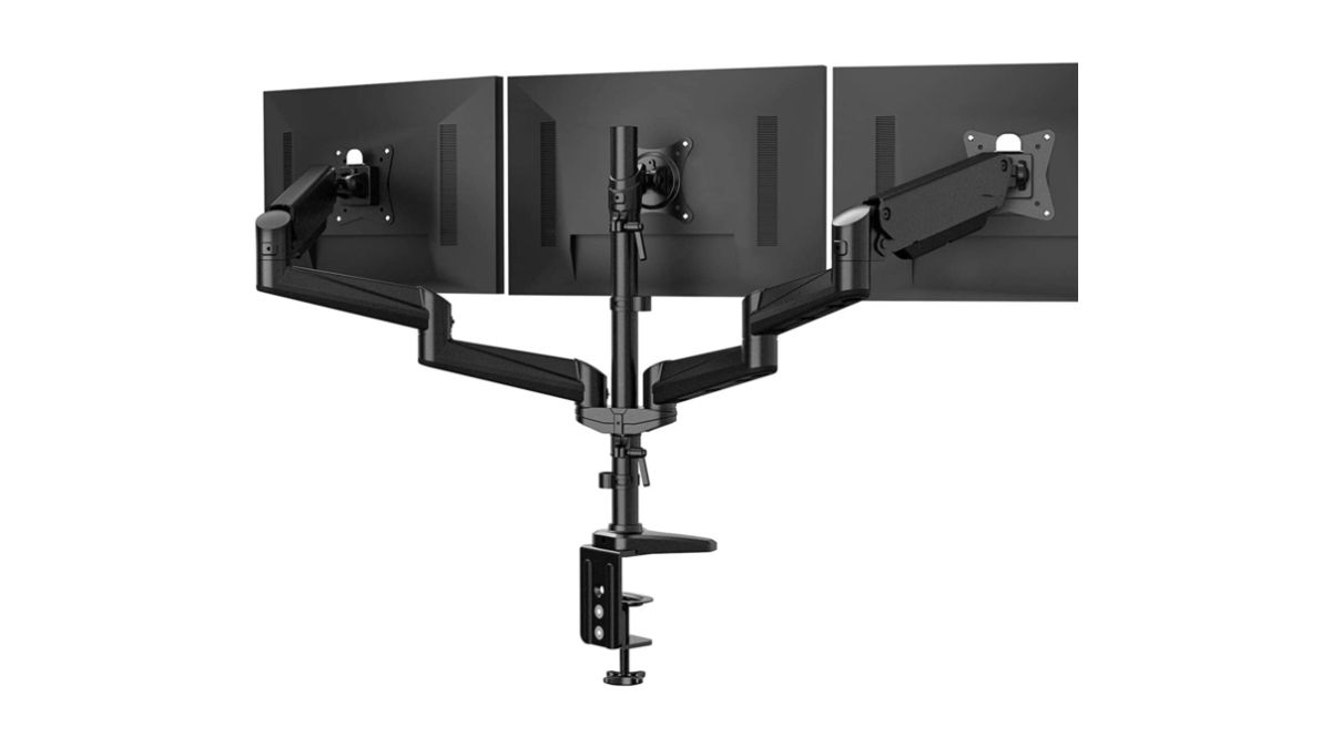 HUANUO HNTS3B Triple Monitor Stand Product Image