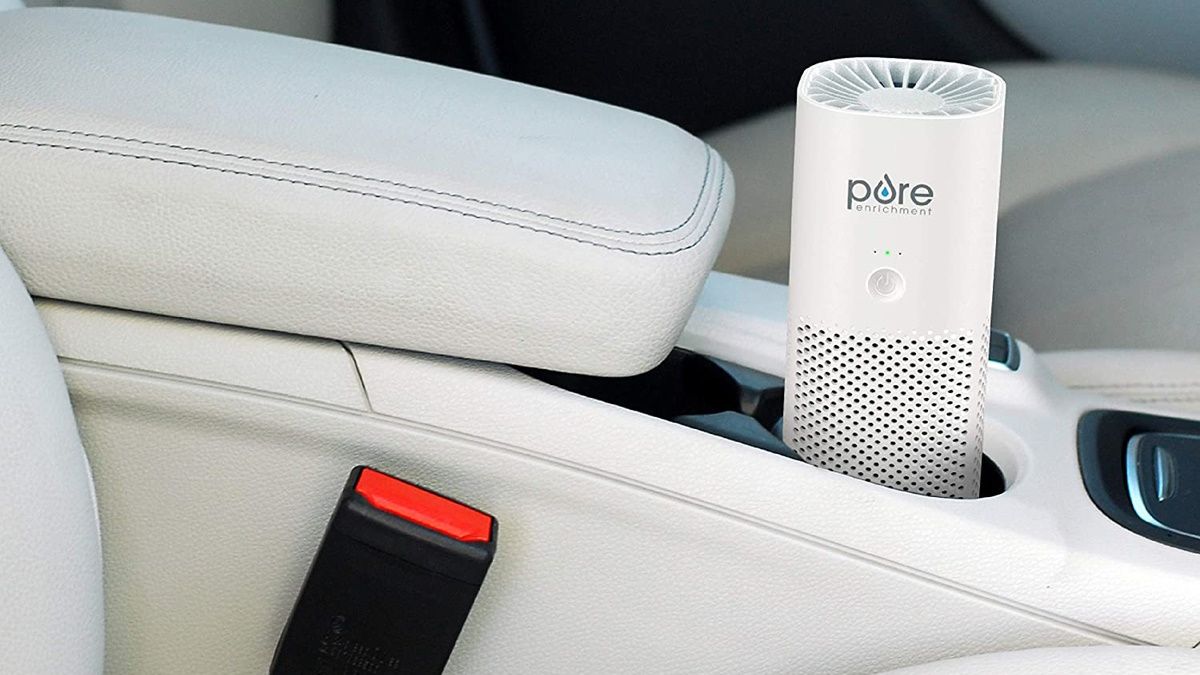 PureZone purifier in cup holder