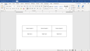 How To Center Text In A Microsoft Word Table