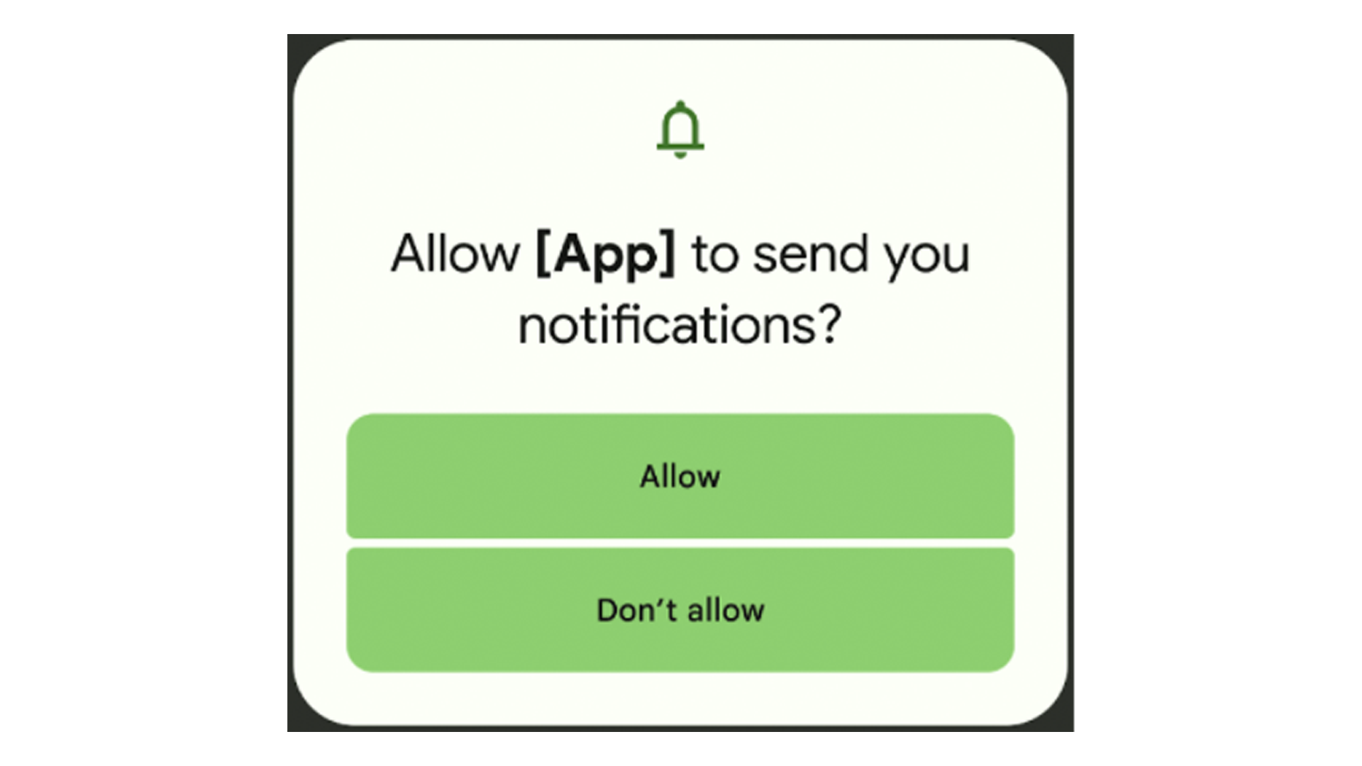 All app will need to ask permission to send you notifications in Android 13.