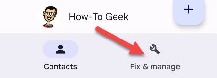 Switch to "Fix and Manage."