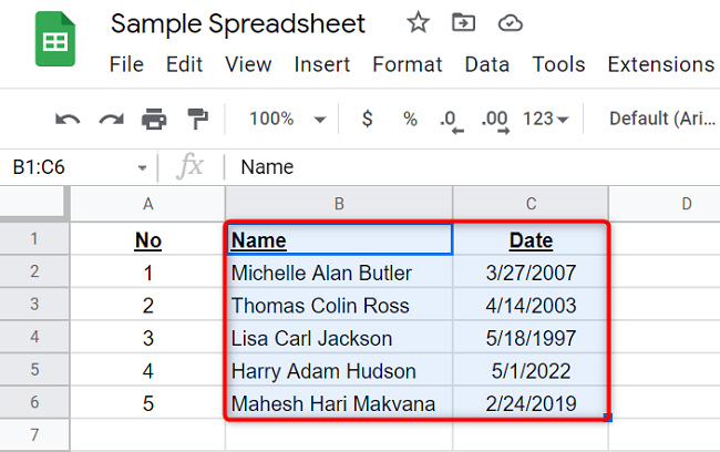 How To Organize Cells By Date In Google Sheets