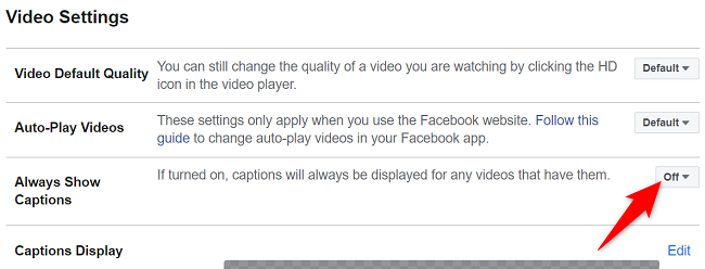 How to Turn Off Video Captions on Facebook