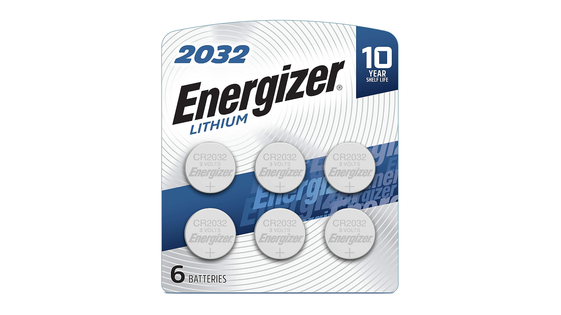 Energizer CR2032 Battery 6-pack