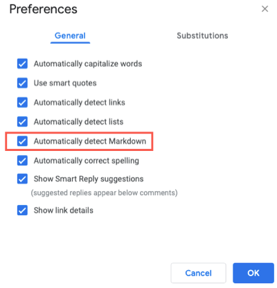 Automatically Detect Markdown in Google Docs