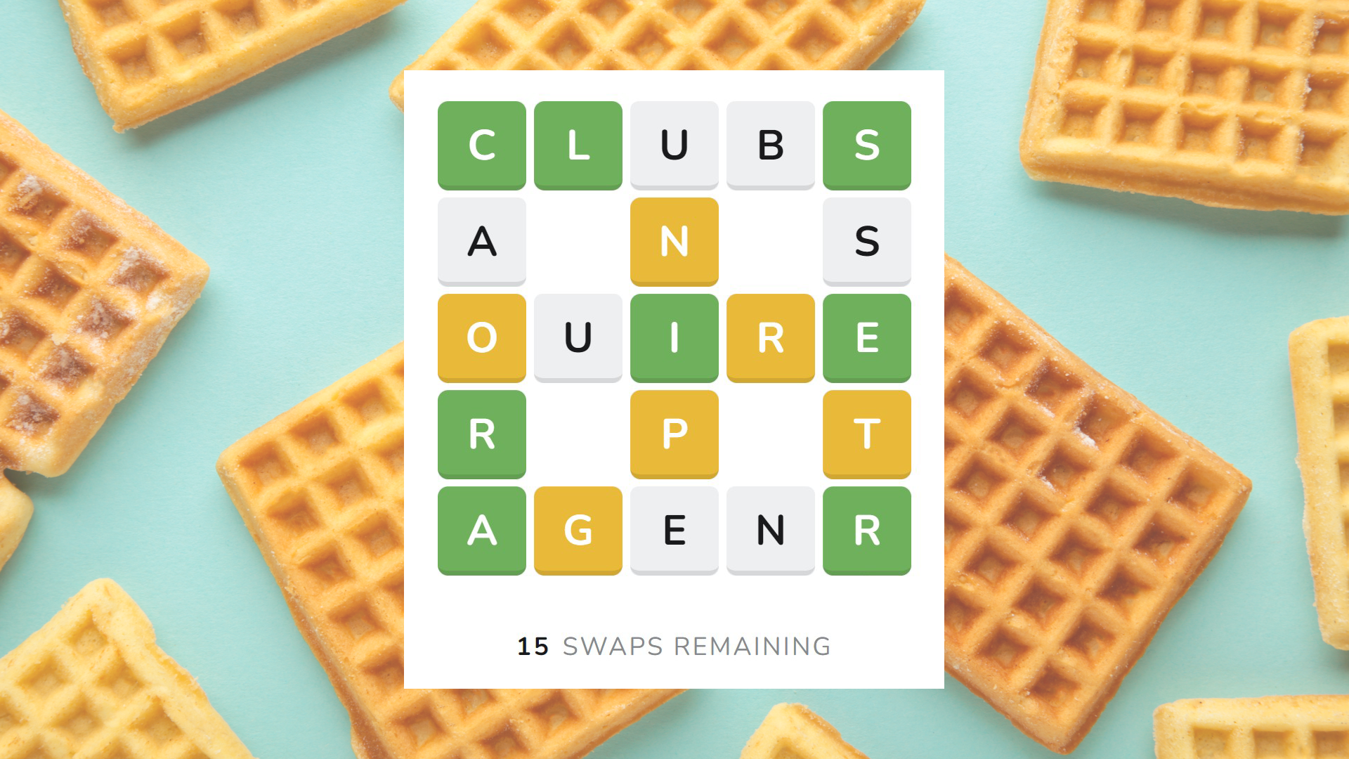 Every Wordle player should try Waffle, a daily word puzzle that's