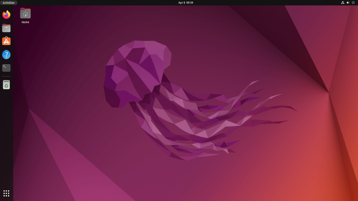 Ubuntu 22.04 Jammy Jellyfish Desktop