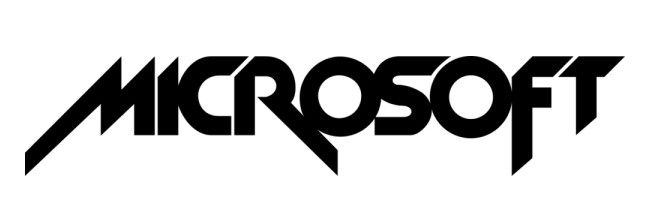 Microsoft's logo from 1980-1982