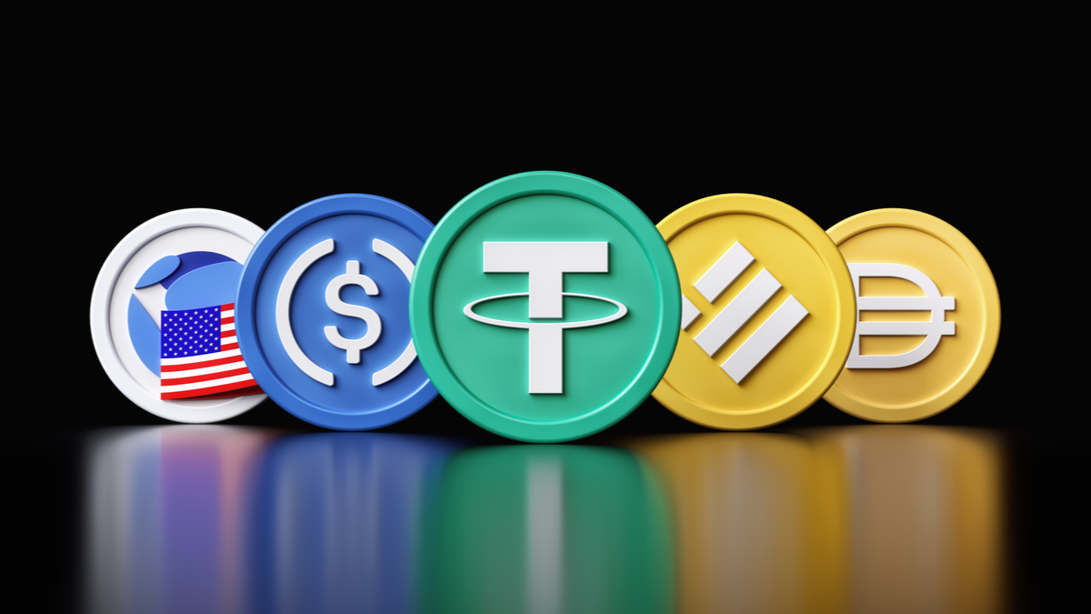Top stablecoin tokens including Tether and USD Coin.
