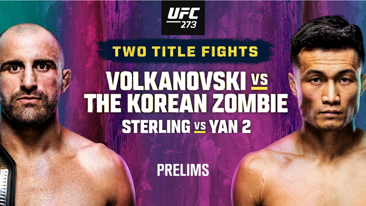How to Watch UFC 273 Volkanovski vs