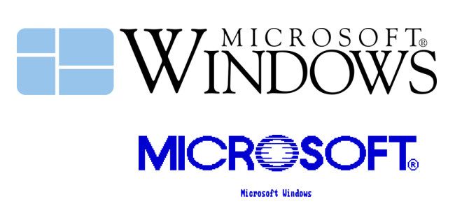 The Windows 1 and 2 Logo