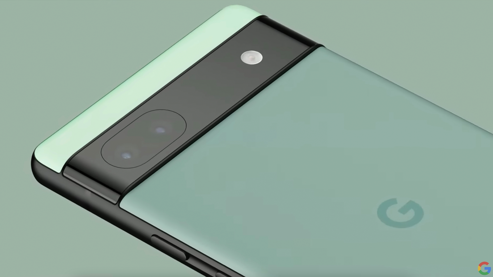 The Google Pixel 6a in Green.