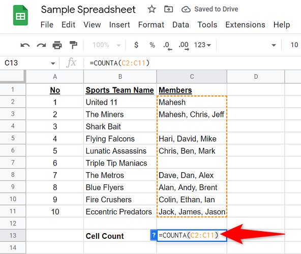 how-to-count-cells-with-text-in-google-sheets