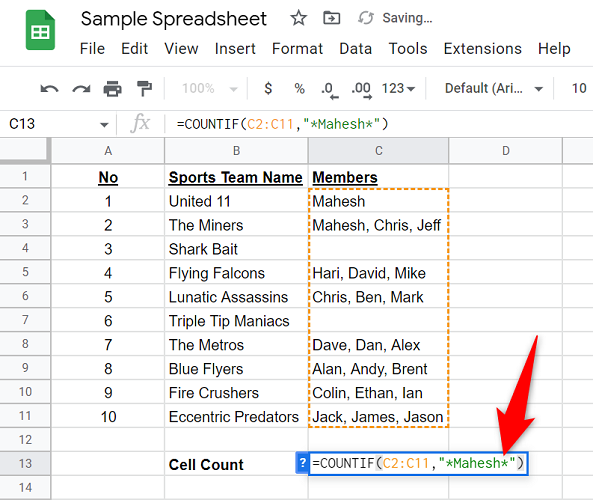 How To Count Cells With Text In Google Sheets