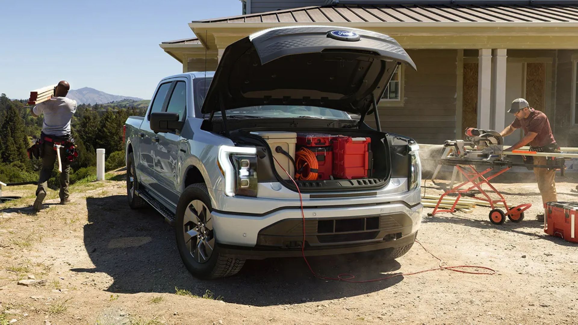 F-150 Lightning front trunk Frunk