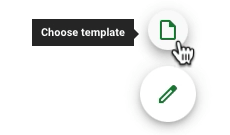 Google Sheets Choose Template option