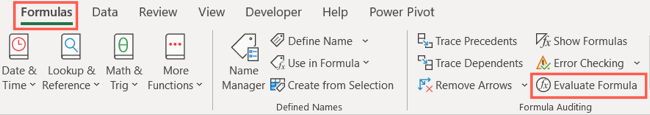 How to Evaluate Formulas Step-by-Step in Microsoft Excel