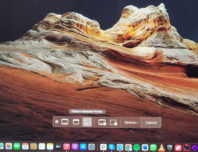 Capture Portion of Screen in macOS