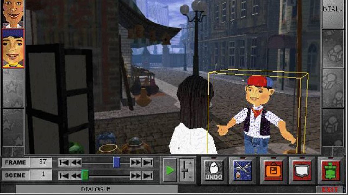 Screenshot from 3D Movie Maker