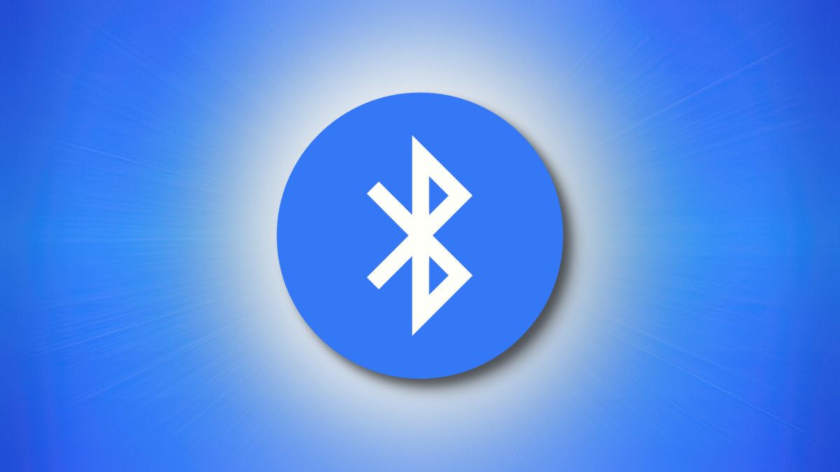 The Bluetooth logo in a blue bubble, Apple-style like on Mac, iPhone, and iPad