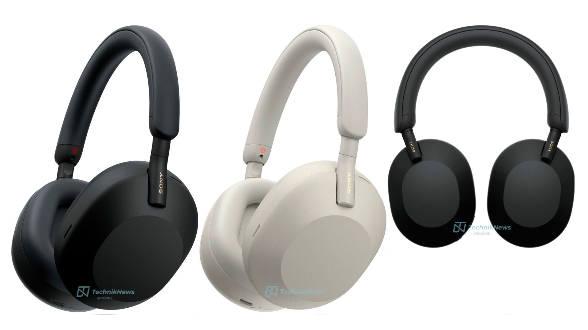 Sony XM5 headphones leak